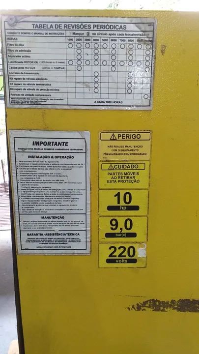 COMPRESSOR PARAFUSO 10 HP METALPLAN - Foto 5