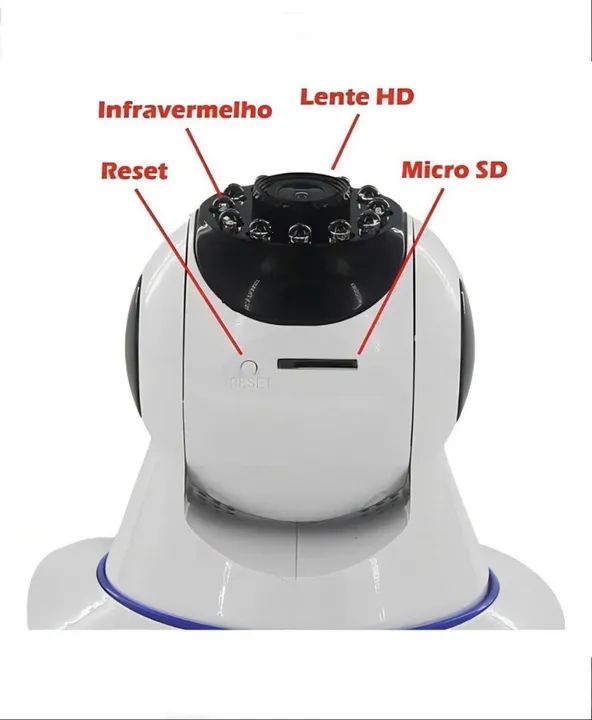 Câmera IP Wi-Fi 3 Antenas - Foto 5