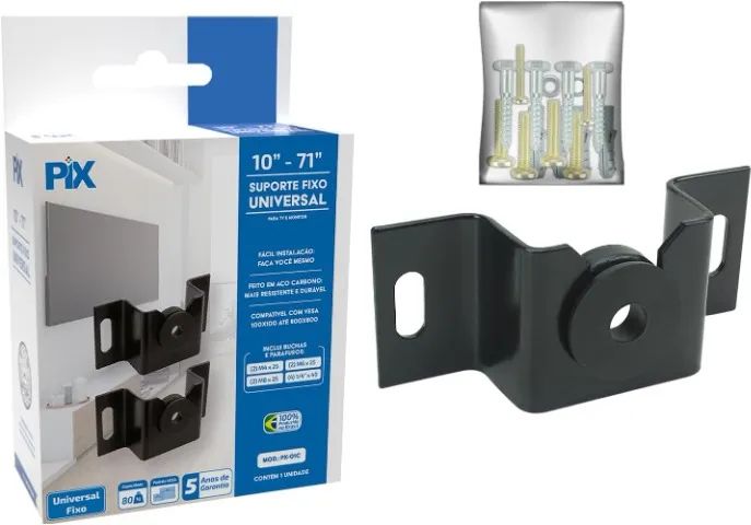 Suporte Fixo Universal Led/Lcd 10'' a 71'' - Pix - Foto 6