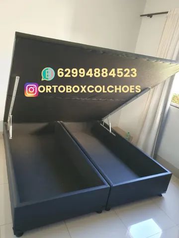Cama Box Baú Super king/maior e mais completo da categoria - Foto 3