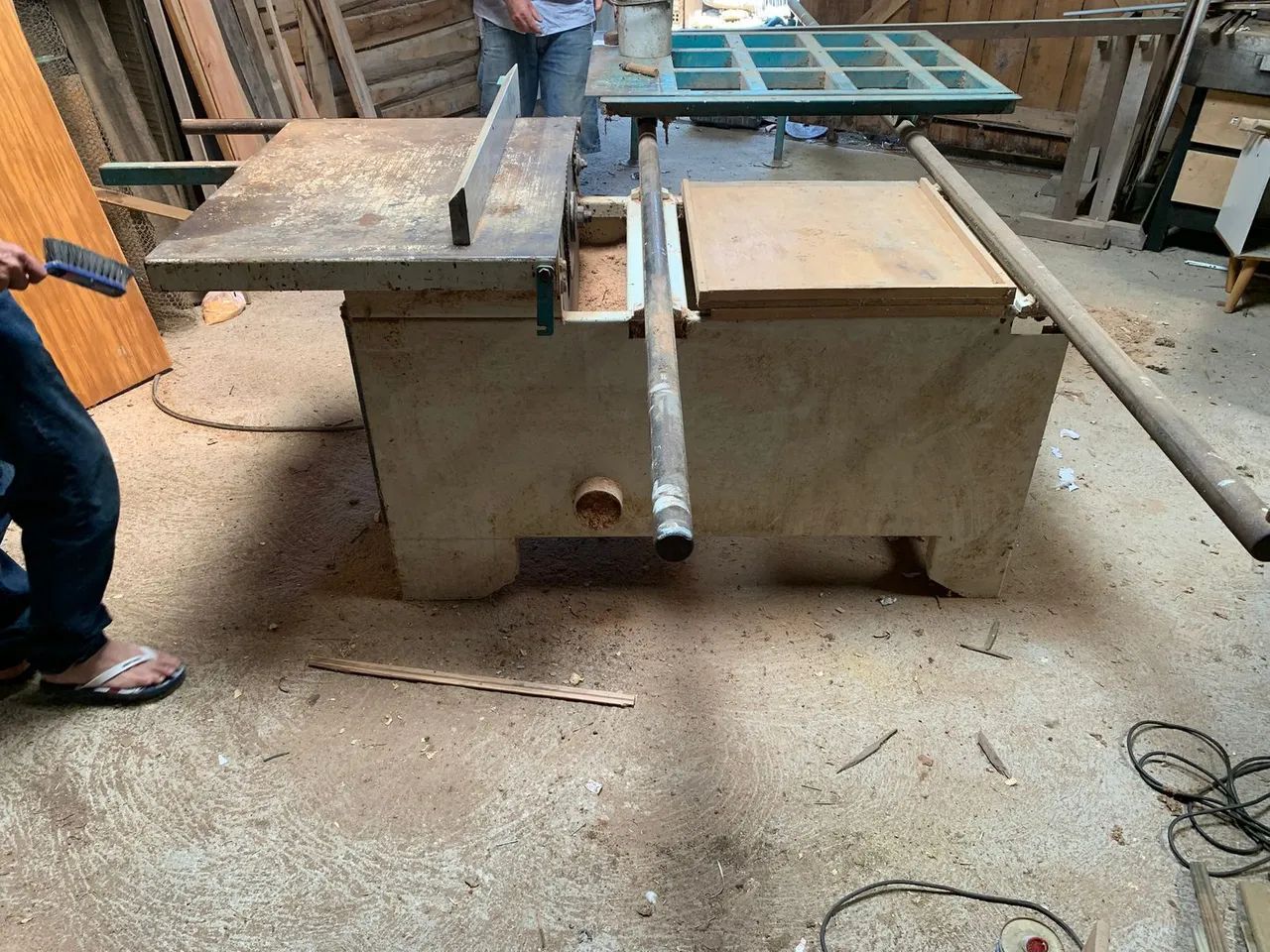 Compressor de ar industrial e esquadrejadeirausado - Foto 3