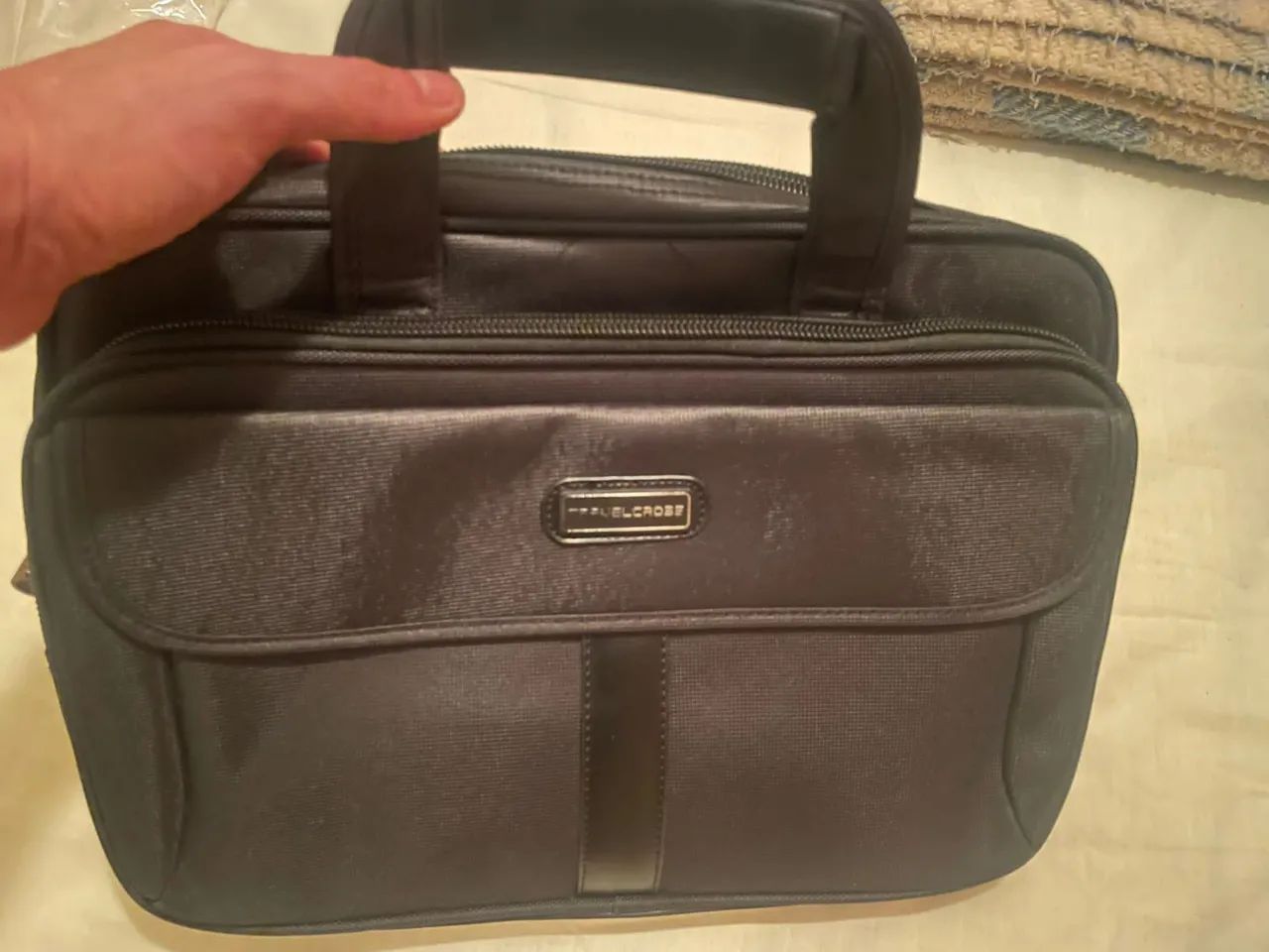 Pasta Executiva Travelcross preta - Foto 5