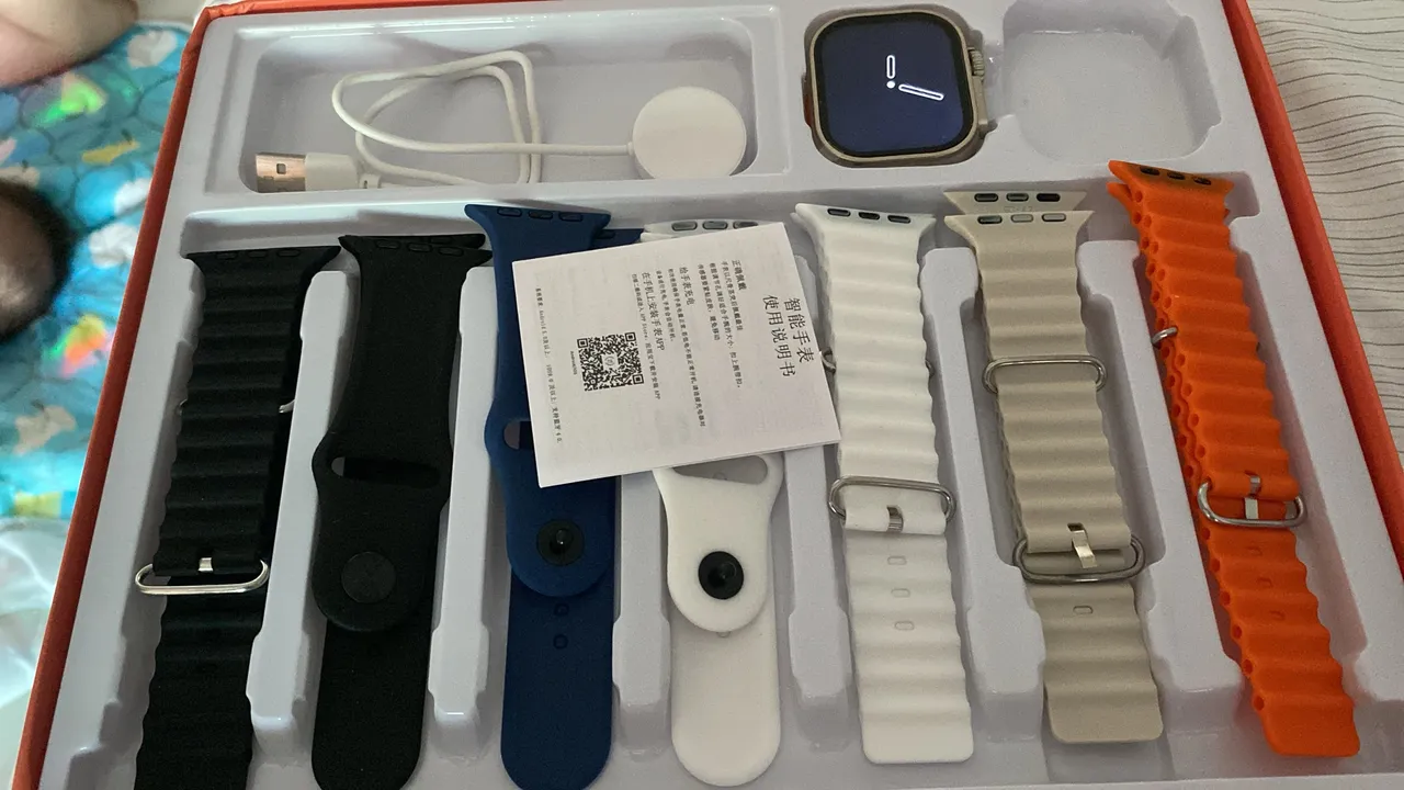 Relógio Kit Pulseira Smartwatch Silicone 7 Bandas - Diversas Cores