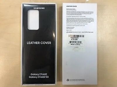 capa samsung galaxy fold 2 leather couro original 