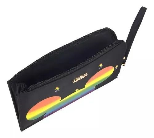 Nécessaire Mickey Porta Celular Porta Documento - Preto - Foto 4