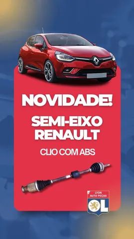 Semi eixo Clio / Kangoo 21 estrias ponta com ABS 26 dts