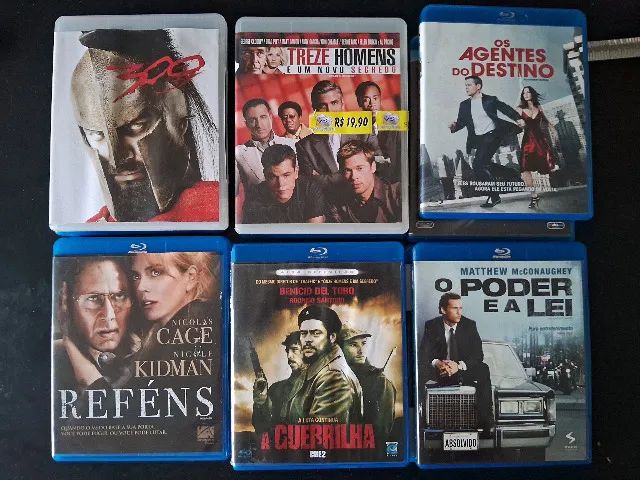 Blu ray filmes R$ 10 cada