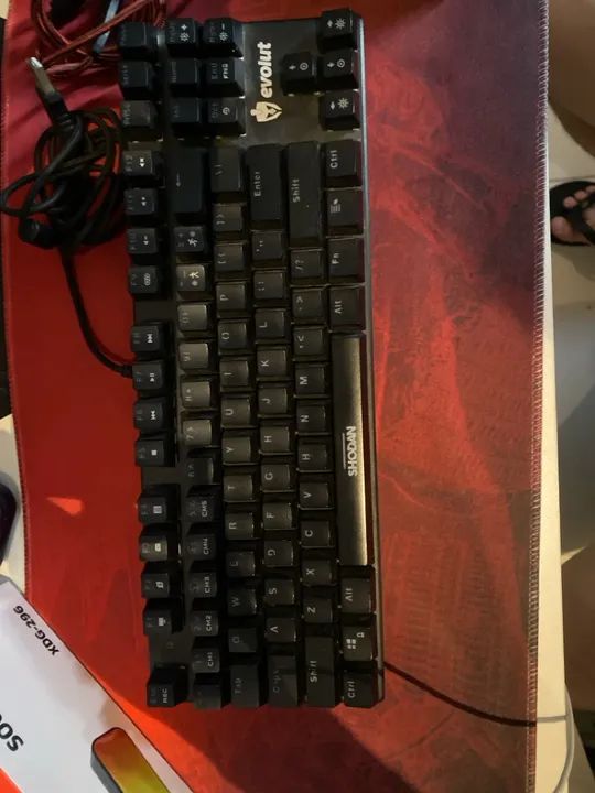 Teclado Gamer e mouse RGB Gamer por 130