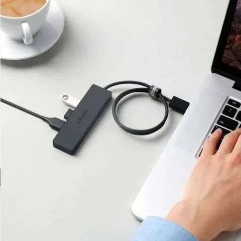 Hub Usb 3.0 Ultra Slim 4 Portas Anker - Foto 4