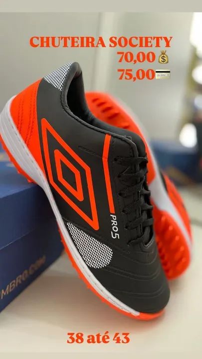 Chuteira Society é futsal  - Foto 4