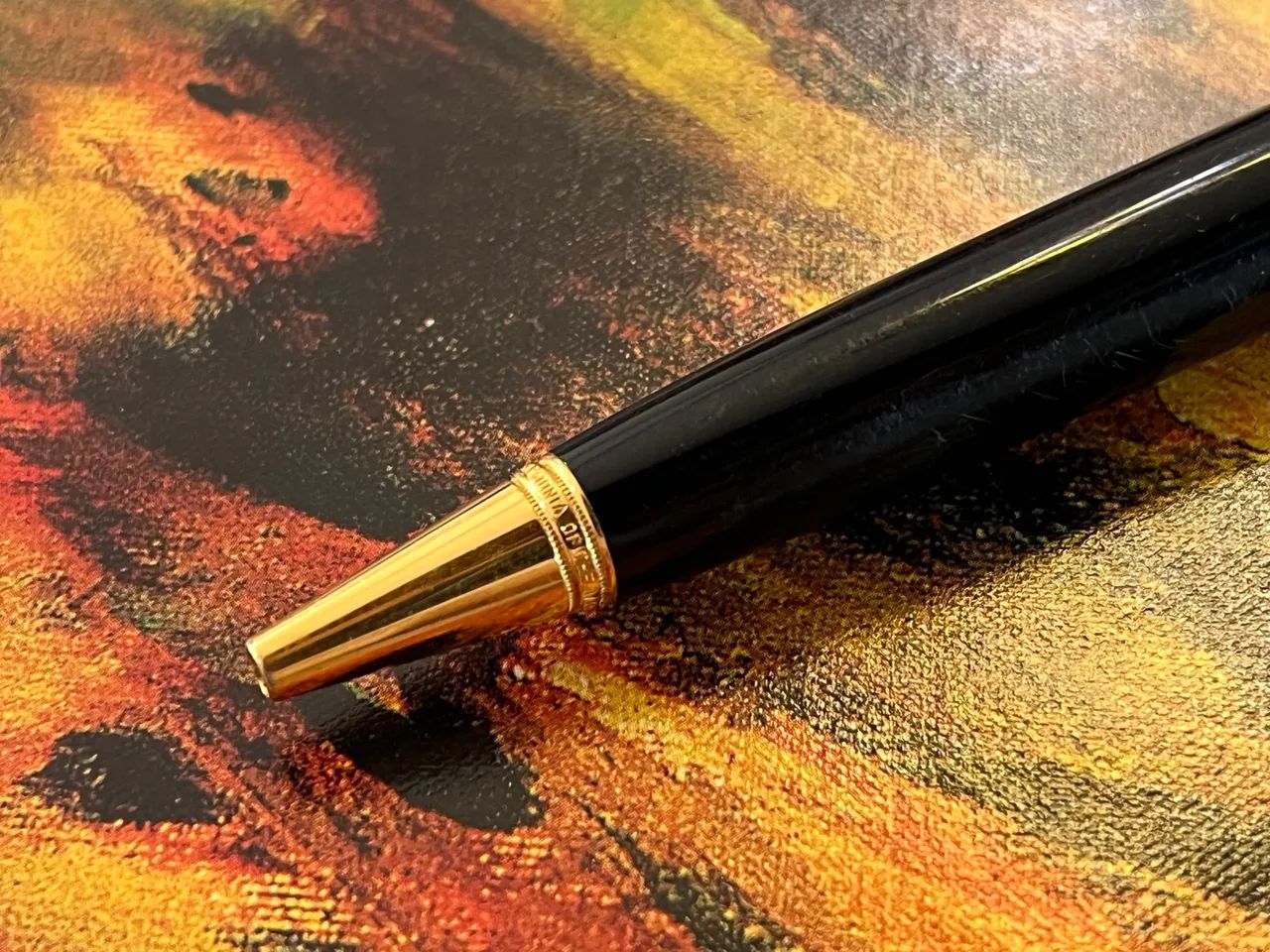 Caneta Montblanc Esferografica Leonard Bernstein Impecável!  - Foto 5