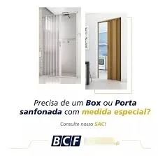 box sanfonado em pvc 0,55 a 1,00 largura x 1,85 altura - Foto 3