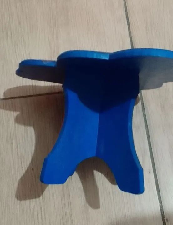 Banquinho de madeira decorado - Foto 4