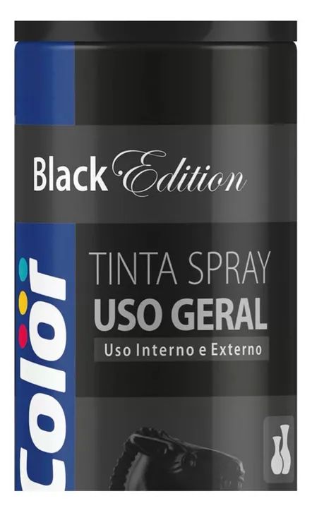 Tinta Spray Chemicolor preto brilhante 400ml kit /6und  - Foto 4