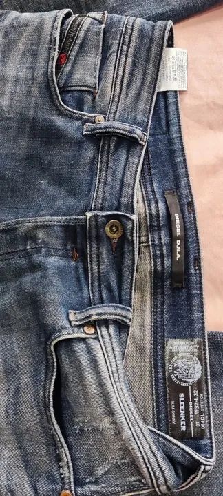 Calça Diesel Original Jeans Masculina Destroyed - Foto 3