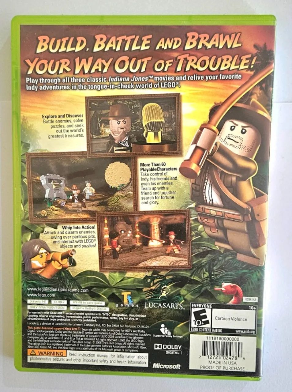Lego Indiana Jones The Adventures Xbox 360 - Foto 3