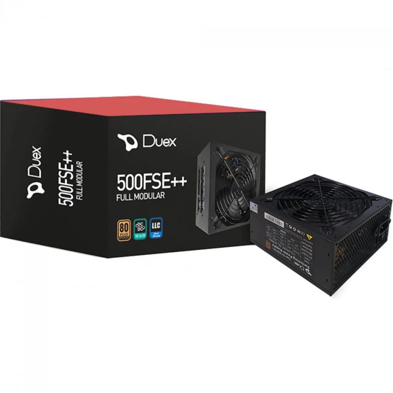 Fonte Duex 500FSE++ Full Modular 80 Plus