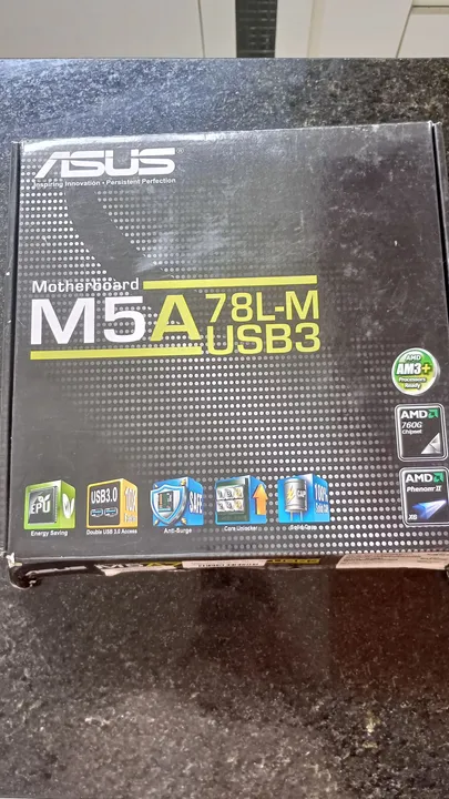 Placa-Mãe ASUS M5A78L-M USB3 +  Processador AMD FX 6300 + 24gb ram+ cooler box 