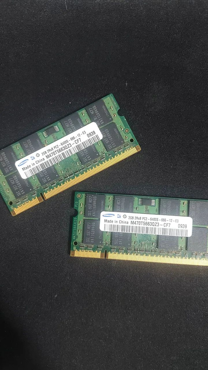 Memória RAM DDR2 2x2GB 800Mhz - Foto 3