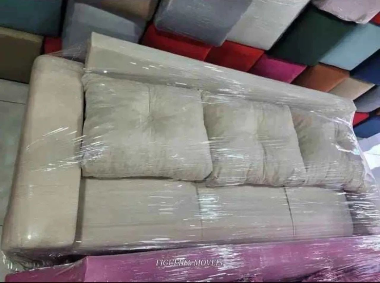 Promoção Sofá 3 lugares com almofadas  - Foto 2