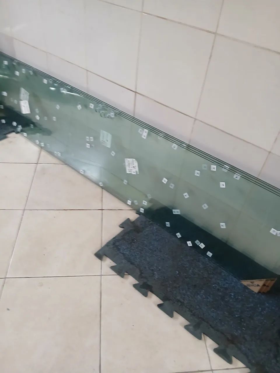 Porta de vidro 4 folhas nova