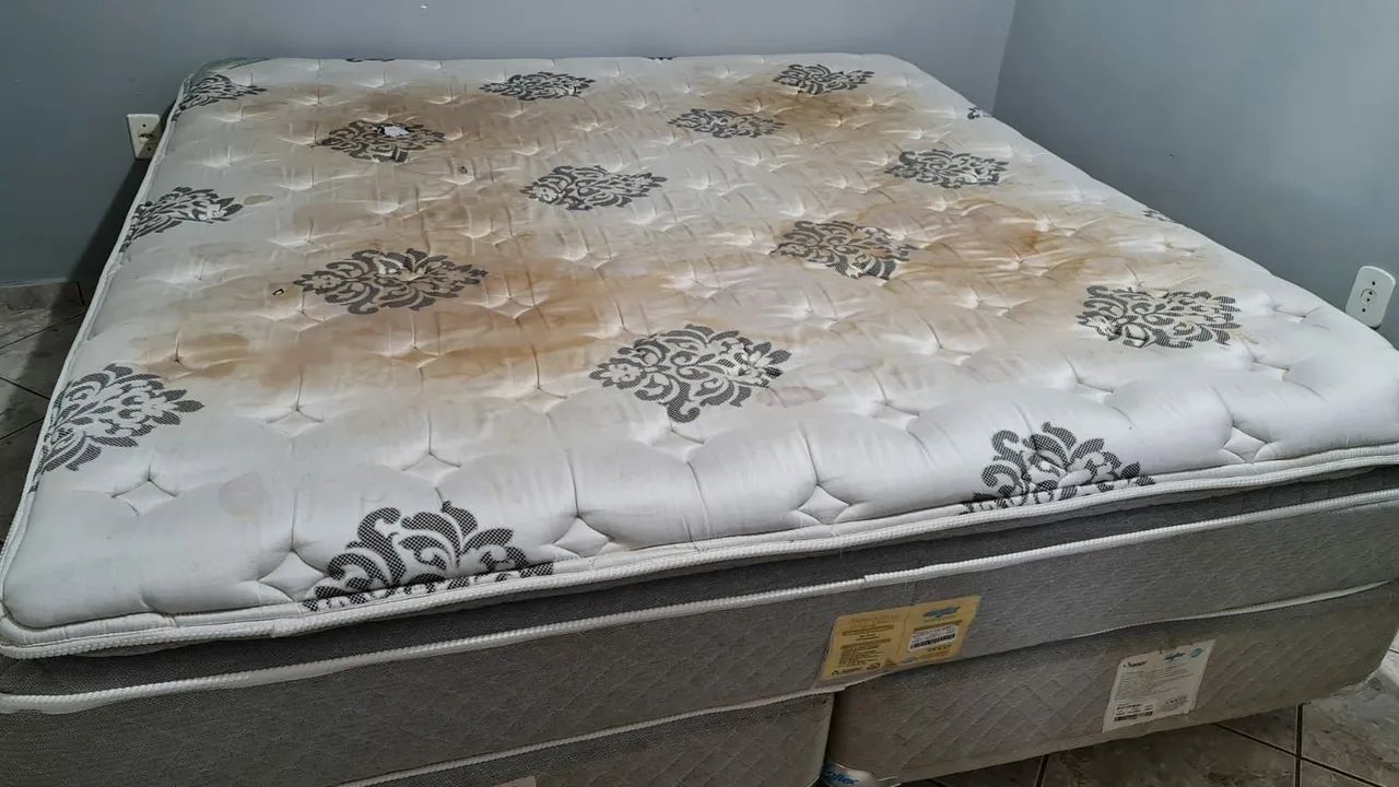 Cama Box King Size 1,98 X 1,98 e confortável e espaçosa  - Foto 4