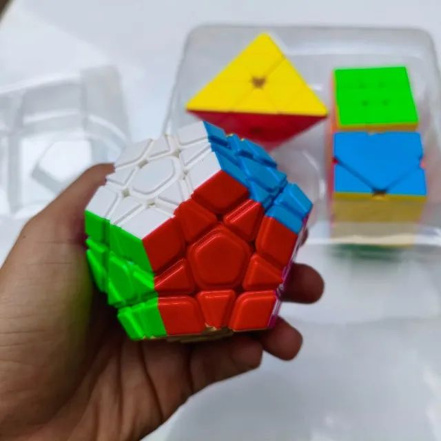 Kit 4 Cubo Mágico Moyu - 4 Quebra-Cabeças Profissionais - Foto 5