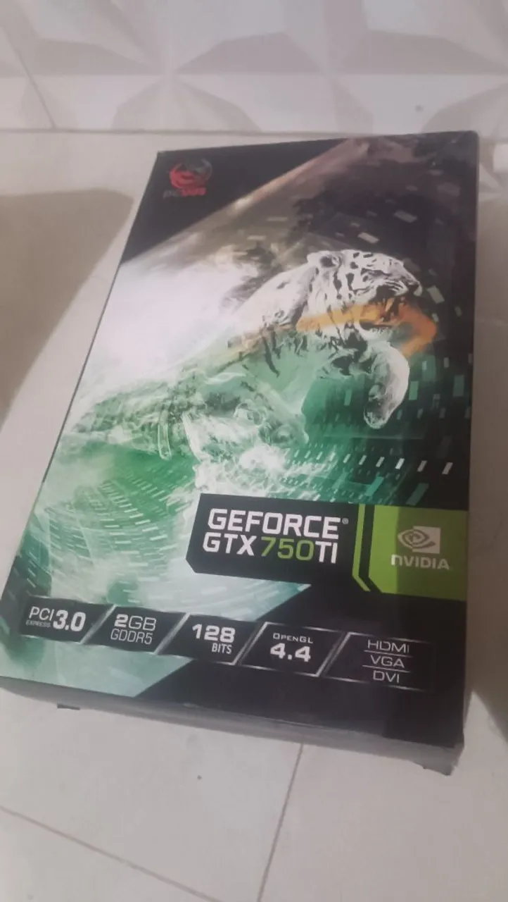 Placa de Vídeo GeForce GTX 75Ti 2GB GDDR5