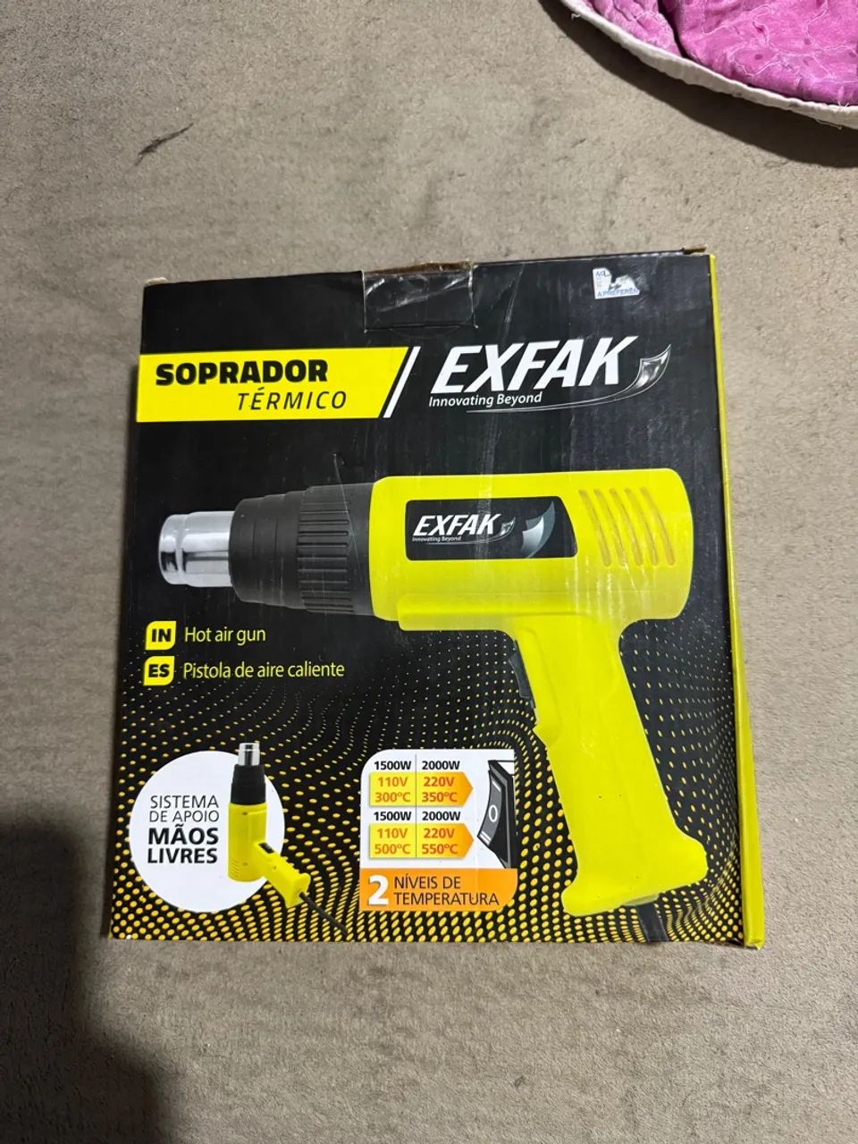 Soprador Térmico EXFAK 1500W/2000W - Novo