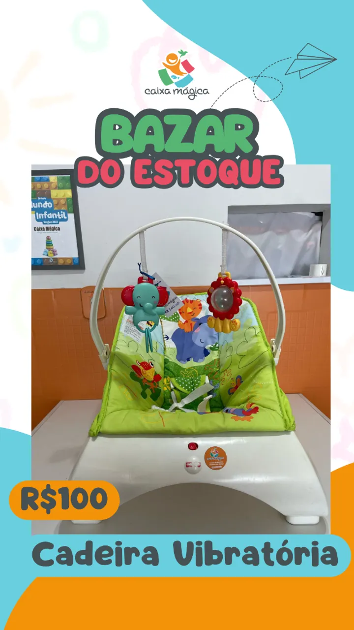 Cadeira vibratoria fisher price