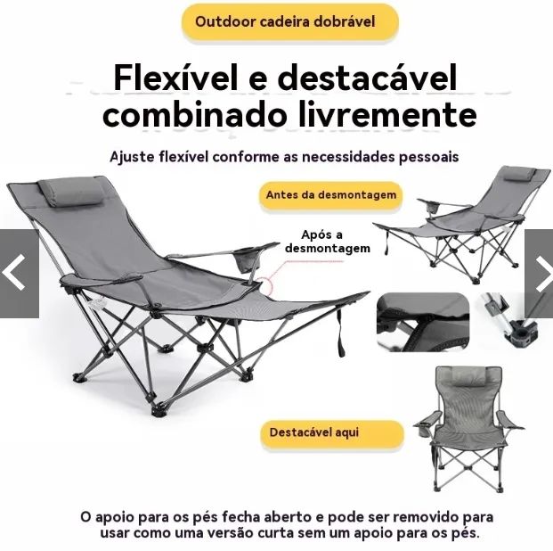 Cadeira dobrável para área externa - Foto 3