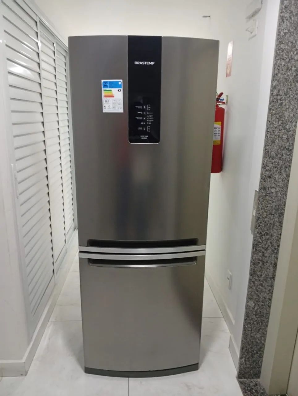 GELADEIRA BRASTEMP FROST FREE INOX INVERSE 