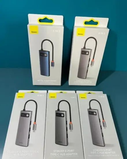 Hub baseus para Macbook e ipad 6 in 1 e 8 in 1