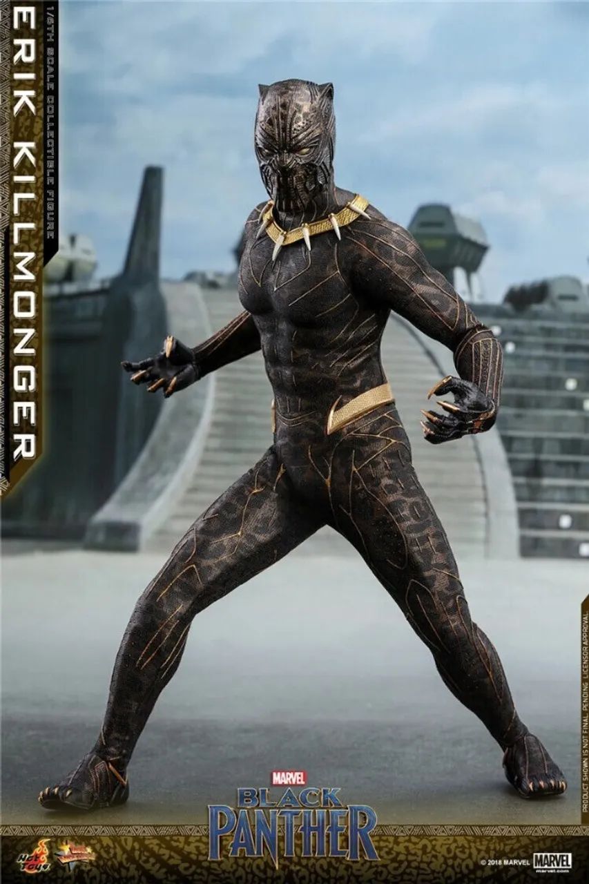 Killmonger Black Panther - Hot Toys 1/6 - Hobbies e coleções