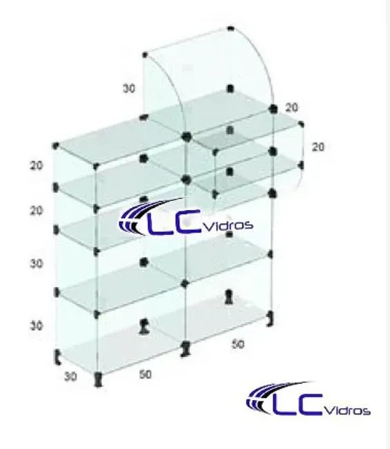 Balcão caixa modulado 
