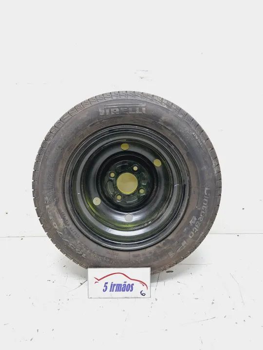 Roda Estepe Fino Aro 13 165/70 Chery Qq 1.0 2018/2019 - Foto 4