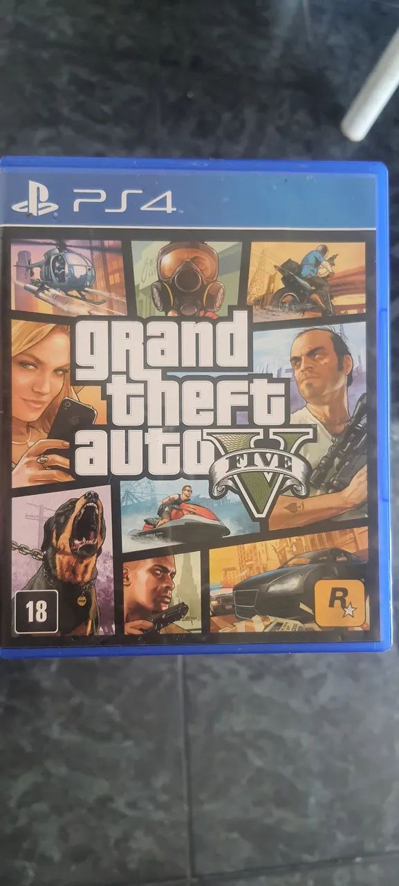 GTA 5 pra ps4 mídia física cd novinho
