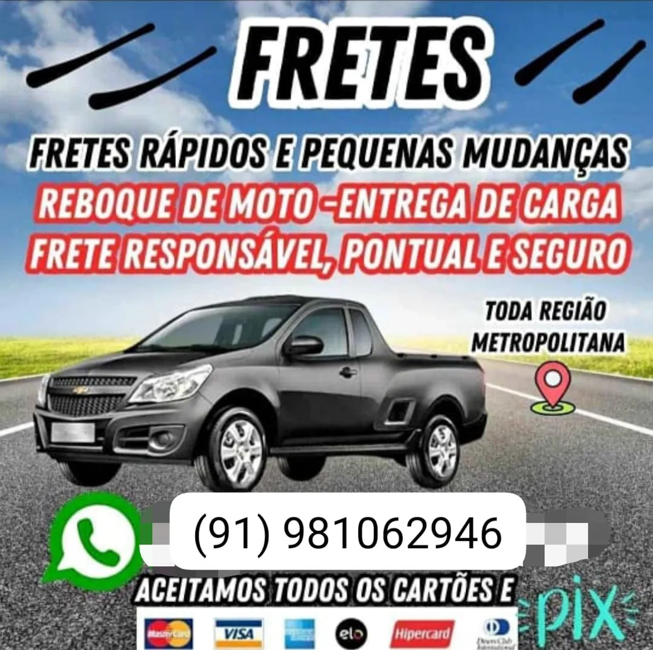 Fretes e mudanças apart $49