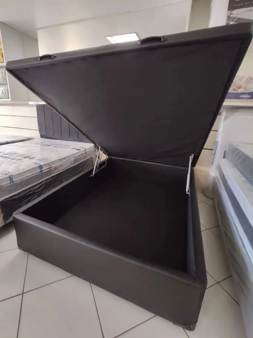 BASE BOX BAÚ COM MATERIAIS DE QUALIDADES E PREÇO BAIXO DIRETO DA FÁBRICA  - Foto 4
