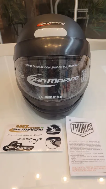 Capacete San Marino Taurus - Novo