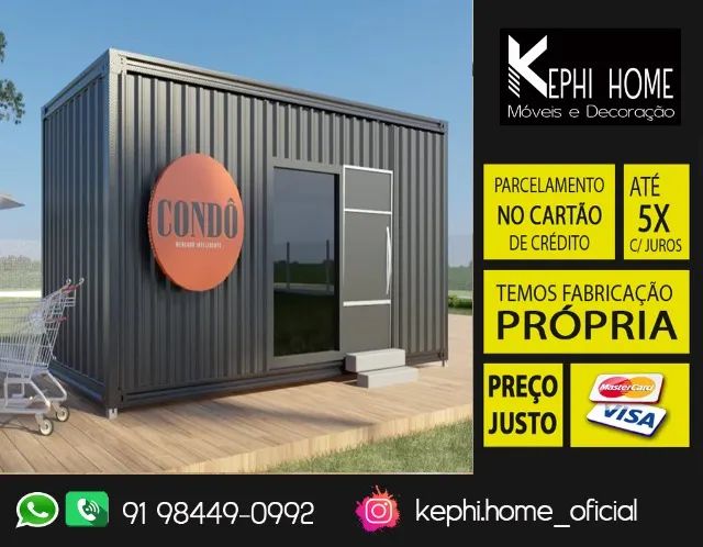 Conteiner (container) para lojas, mini mercado, conveniência e etc...