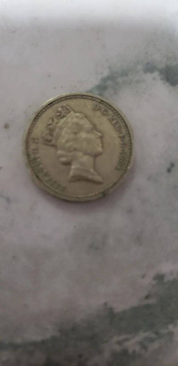 Moeda Antiga - One Pound - Foto 2