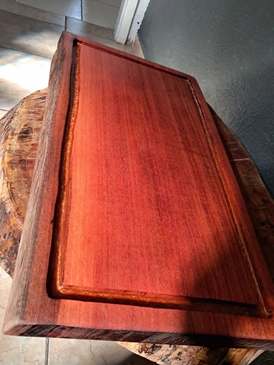 Tábua de Corte Grande Artesanal - Churrasco Gourmet - Foto 4