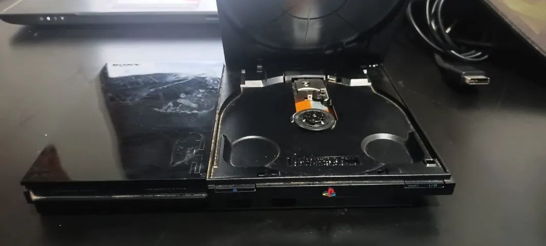 Ps2 + Controle e TODOS os cabos originais - Foto 3
