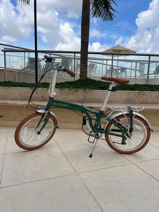 Bicicleta Dobrável Durban - Verde