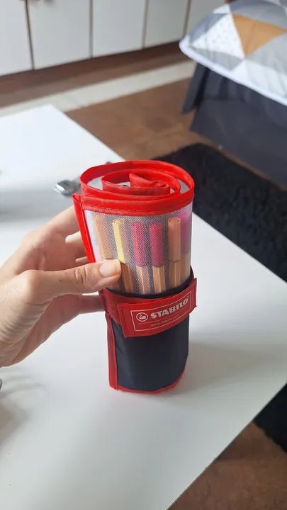 Canetas stabilo 25 cores - nunca usadas  - Foto 2