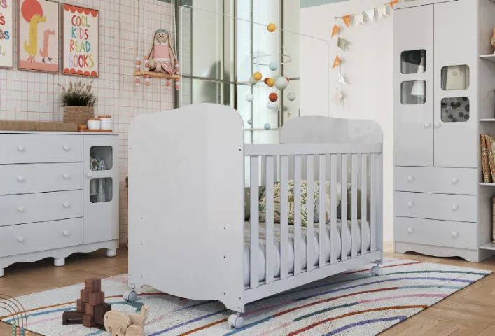 Berço em MDF Americano Uli (Novo)