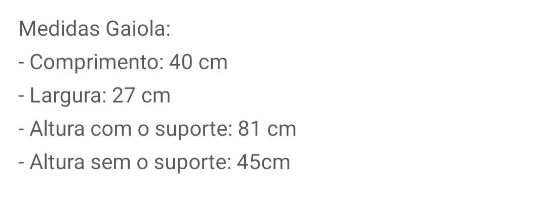 Gaiola com base64169212749058123