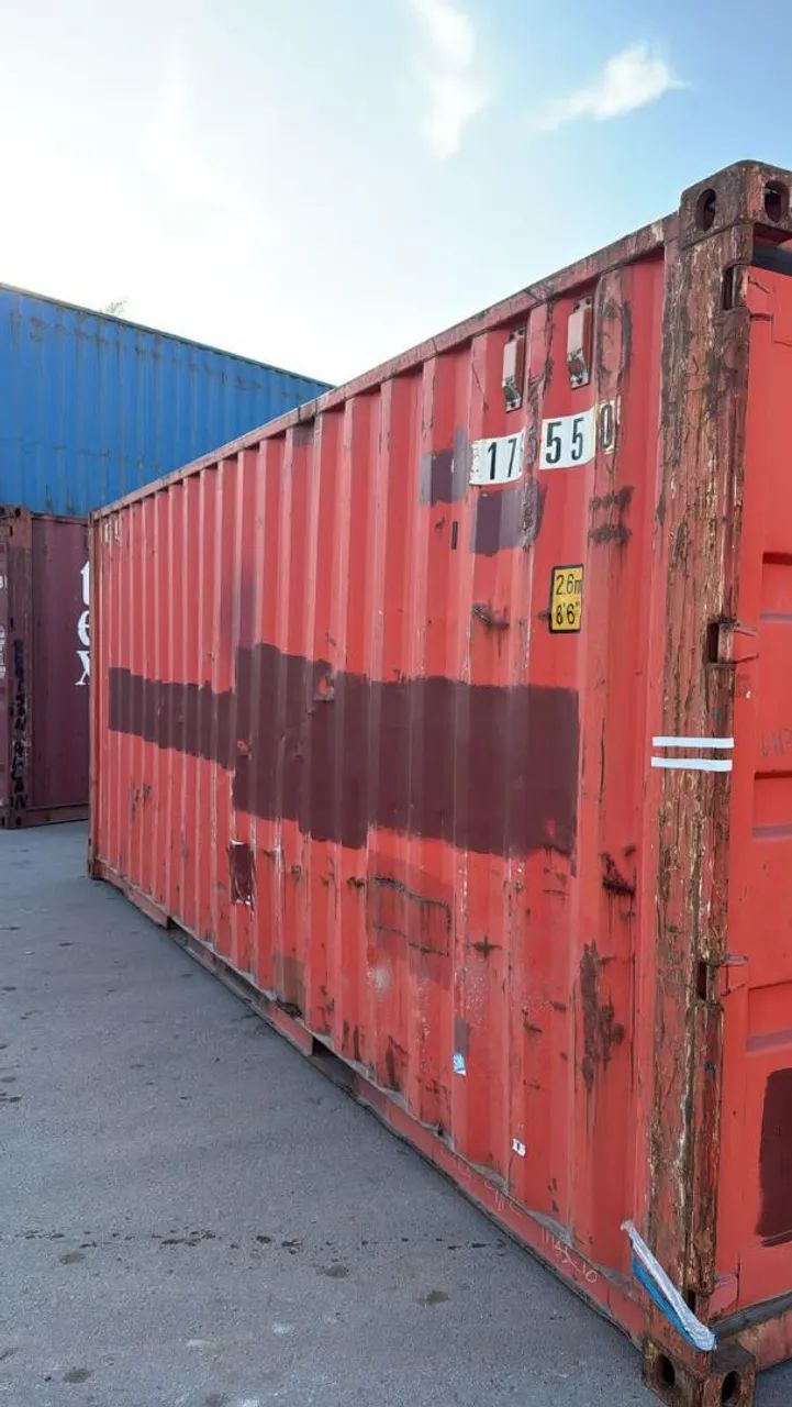 Container de carga marítima 6 metros 