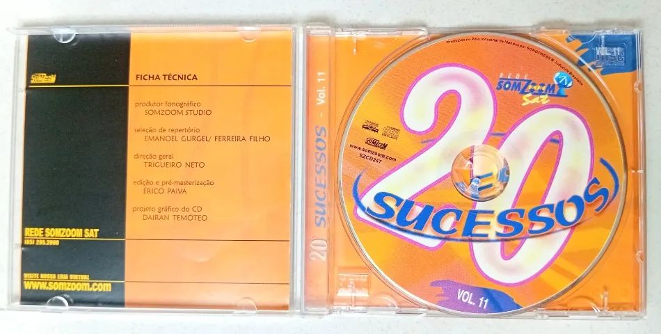 CD Musical 20 Sucessos Somzoom Antigo - Foto 4